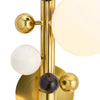 Globo Three-Light Sconce - Black & White by Jonathan Alder