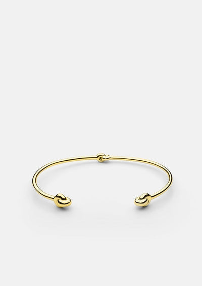 Knot Cuff - Gold Plated by Skultuna