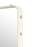 Adnet Wall Mirror - Rectangular by Gubi