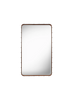 Adnet Wall Mirror - Rectangular by Gubi