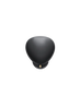 Black semi-matte Cobra Wall Lamp by Gubi, showcasing its sleek, curved lighting design mounted on a wall.