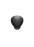 Black semi-matte Cobra Wall Lamp by Gubi, showcasing its sleek, curved lighting design mounted on a wall.