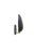 Black Cobra Wall Lamp by Gubi, semi-matte finish, modern lighting fixture with curved design mounted on a wall.