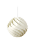 Large Gubi Turbo Pendant lighting fixture with sleek, modern design featuring a smooth, rounded shape and metallic finish.