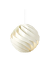 Large Gubi Turbo Pendant lighting fixture with a sleek, modern design and a 62 cm diameter, ideal for contemporary interiors.