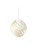 Large Gubi Turbo Pendant lighting fixture with sleek, modern design and metallic finish, perfect for contemporary interior decor.