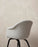 Bat Dining Chair - Fully Upholstered - Wood Base by Gubi