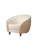 Grace Lounge Chair - Entièrement rembourrée par Gubi
