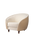 Grace Lounge Chair - Entièrement rembourrée par Gubi