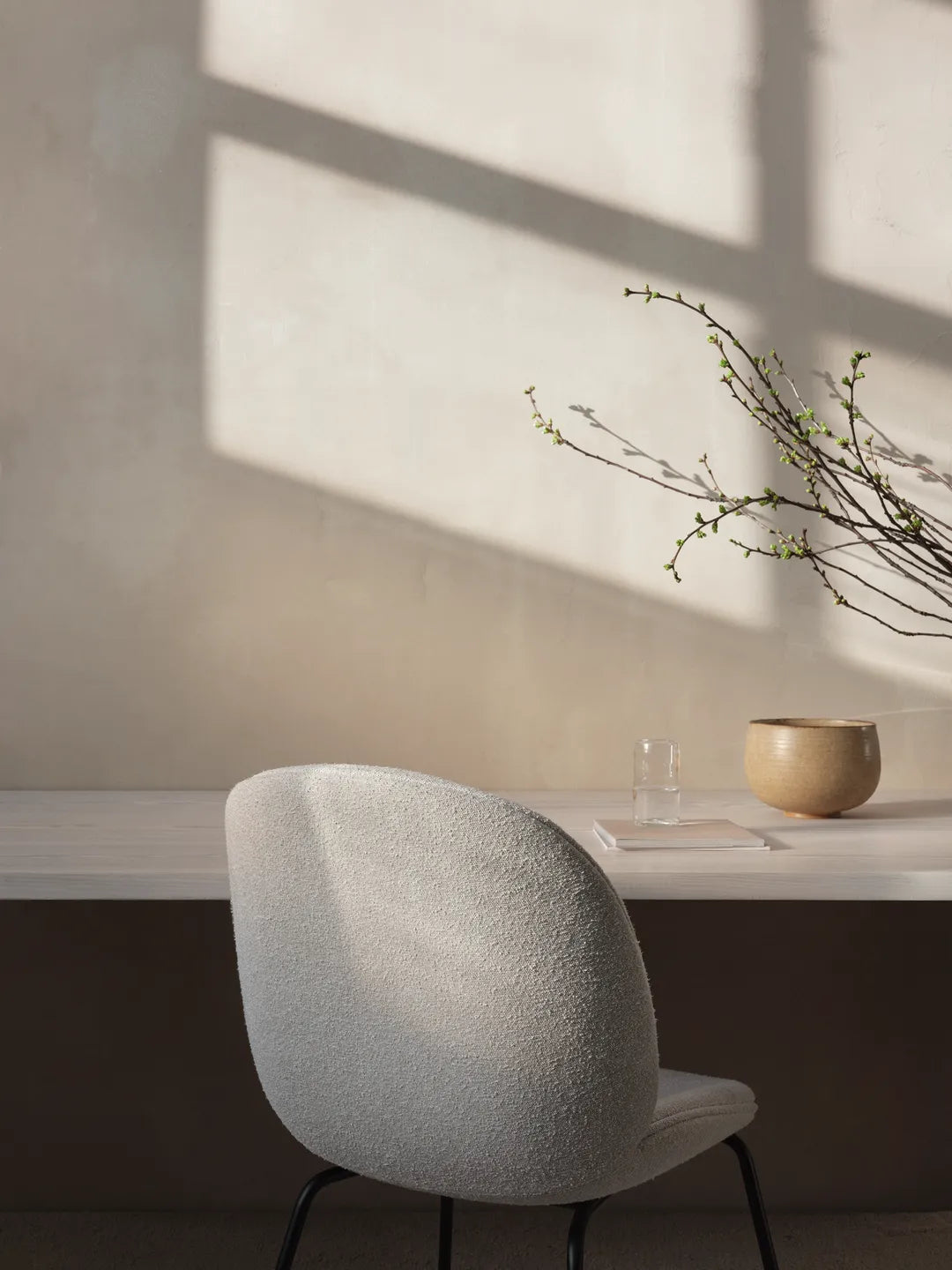 Beetle Counter Chair - Fully Upholstered - Conic Base by Gubi