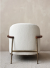 Sejour Lounge Chair with Armrest by Gubi