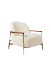 Sejour Lounge Chair with Armrest by Gubi
