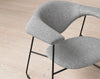 Masculo Dining Chair - Sledge Base by Gubi