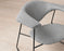 Masculo Dining Chair - Sledge Base by Gubi