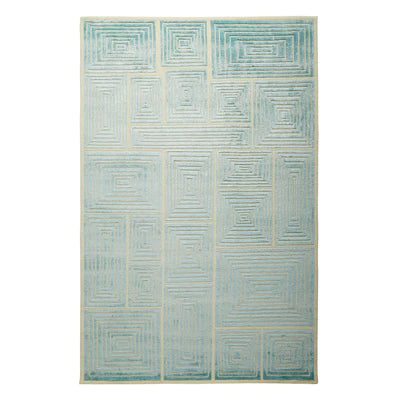 Blocks Hand-Knotted Rug by Jonathan Adler