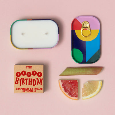 Tinned Goods - Happy Birthday Candle by Block Design