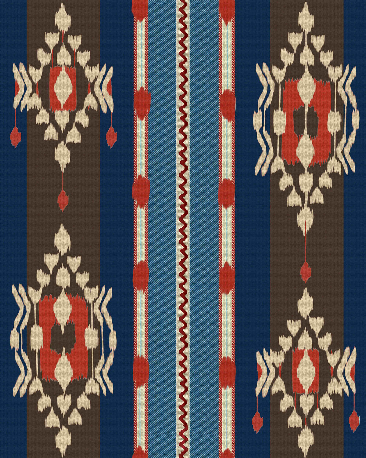 KING'S IKAT Wallpaper by Mindthegap