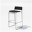 Black Hinoki Barstool by Bend Goods, modern seating with sleek design and sturdy construction, perfect for bar or kitchen counter.