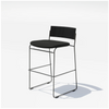 Black Hinoki counter stool by Bend Goods featuring a sleek, modern seating design with a sturdy frame and comfortable seat.