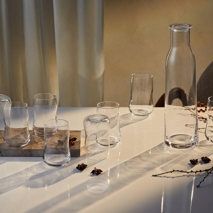 Minima Bottle and Lid by Holmegaard
