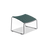 Houe CLICK Footrest in muted white, a modern seating accessory with a sleek, minimalist design for comfort and style.