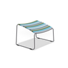 Muted white Houe CLICK footrest, a modern seating accessory with a sleek design for comfortable lounging.