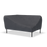 Houe LEVEL2 Cover for seating ottoman, made of durable fabric, shown on a modern outdoor seating piece.