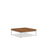 Houe LEVEL2 coffee table with white bamboo finish, modern design, rectangular shape, and smooth surface for living room decor.