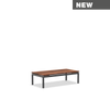 Houe LEVEL2 Side Table in muted white bamboo, showcasing a modern design with clean lines and smooth surface.