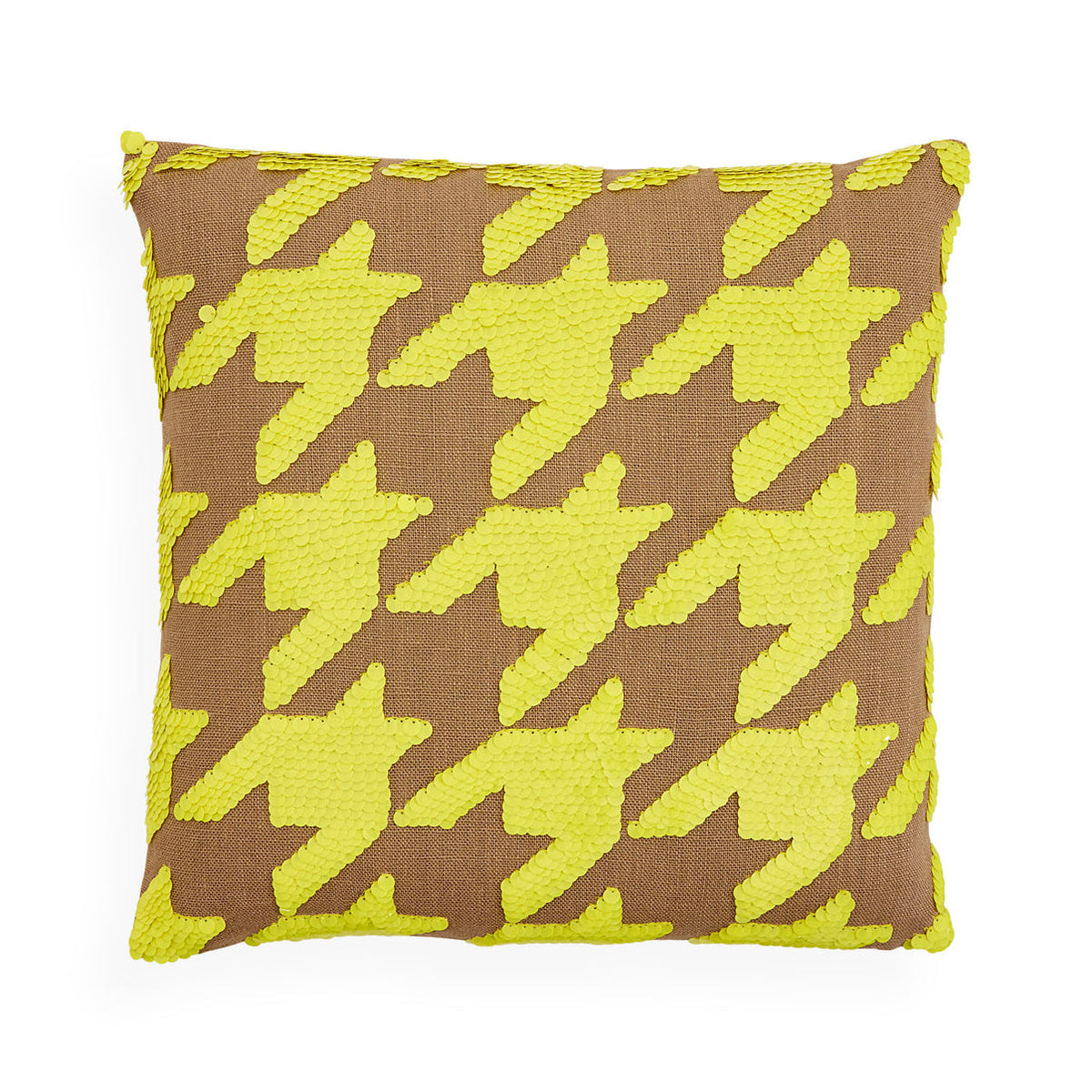 Ibiza Houndstooth Pillow by Jonathan Adler