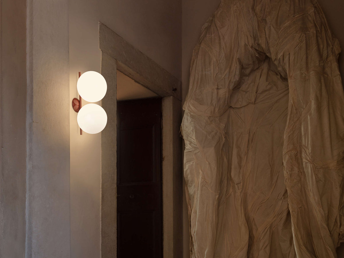 Plafonnier et applique double IC Lights par Flos