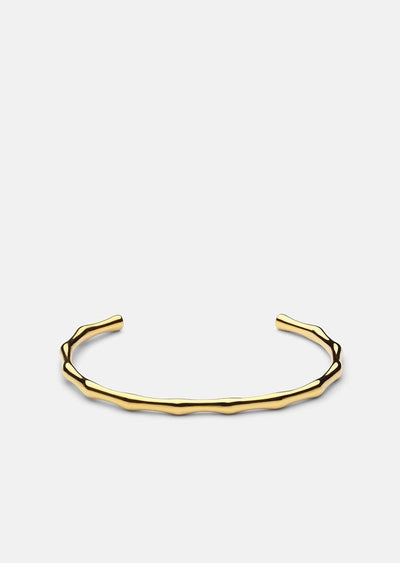 Bambou Cuff - Gold Plated by Skultuna