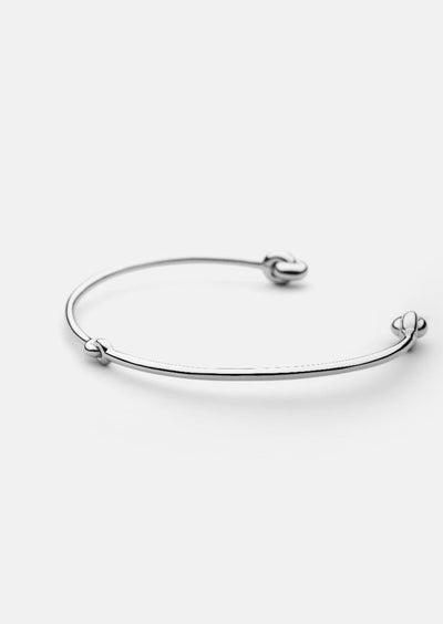 Knot Cuff - Silver Plated by Skultuna