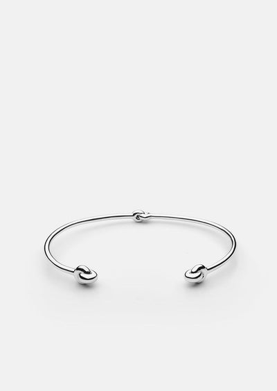 Knot Cuff - Silver Plated by Skultuna