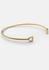 GTG Stirrup Cuff - Gold Plated by Skultuna