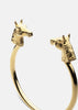 GTG Horse Cuff - Gold Plated by Skultuna