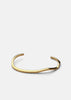 Chêne Raw Cuff - Gold Plated by Skultuna