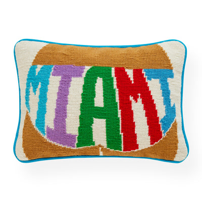 Jet Set Miami Pillow by Jonathan Adler