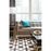 Jonathan Adler Nixon reversible rug in black, 6x9 feet, stylish accessories with reversible design and modern pattern.