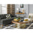 Peruvian Llama flat weave rug by Jonathan Adler in camel grey, showcasing intricate geometric patterns and soft texture.