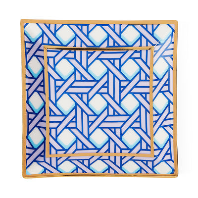 Plateau carré tressé de Jonathan Adler