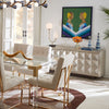 Brass giant horn accessory by Jonathan Adler, decorative metal sculpture with a polished finish, on a neutral background.