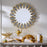 Brass giant horn decorative accessory by Jonathan Adler, showcasing a sleek, artistic horn-shaped sculpture on a neutral background.
