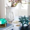 Jonathan Adler Dora Maar urn accessory with artistic, sculptural design in vibrant colors and intricate detailing.