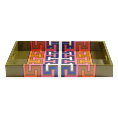 Plateau en laque Madrid par Jonathan Adler