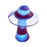 Objet champignon en acrylique violet par Jonathan Adler