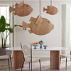 Wicker Blowfish Pendant - Small by Jonathan Adler