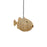 Wicker Blowfish Pendant - Small by Jonathan Adler