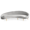 Ether Curved Sofa by Jonathan Adler