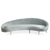 Ether Curved Sofa by Jonathan Adler